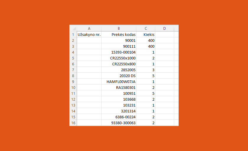 csv dokumentas