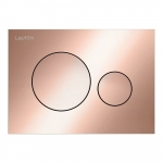 Mygtukas WC INEO Moon, dualflush, spalva - šlifuoto rožinio aukso (PVD danga) (Rose Gold brushed) 
