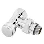Ventilis DN15 RLV-CX 15, kampinis, chrom 