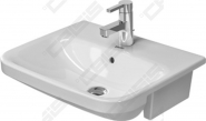 Pusiau įleidžiamas praustuvas DURAVIT Durastyle 550x455 mm 