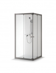 Dušo kabina Brasta Glass RASA 785-800x785-800x2000 matinis stiklas 