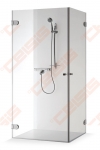Dušo kabina Brasta Glass LIEPA 979-984x979-984x2000 skaidrus stiklas 