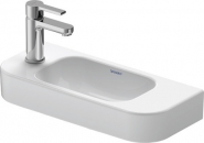 Praustuvas Duravit Happy D2 50x22, skylės kairėje 