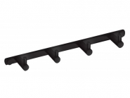 Pakaba su keturiais kabliukais  Bemeta Dark 270x25x40 mm. 