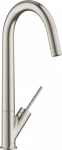 Plautuvės maišytuvas Hansgrohe Axor Starck nerūdijantis plienas 