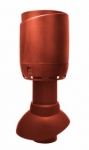 Ventiliacijos kaminėlis su gaubtu Vilpe Flow 110P-300 raudonas 