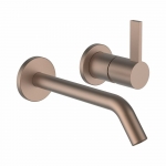 Praustuvo maišytuvo virštinkinė dalis, montuojama sienoje Kartell, 2 dalių, snapo ilgis 175mm, spalva Rose Gold Brushed (reikalinga potinkinė dalis 57404-900000) 