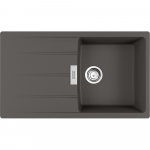 Fragranito plautuvė Franke CENTRO CNG611-86 su ekscentriniu ventiliu, pasukama rankenėle, spalva - slate grey 