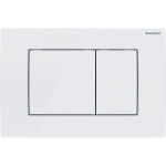 Vandens nuleidimo mygtukas Geberit Delta20 Square baltas/baltas 