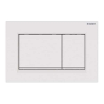 Vandens nuleidimo mygtukas Geberit Sigma20 Square baltas 