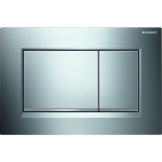 Mygtukas WC Sigma20 Square, chromas/matinis chromas 