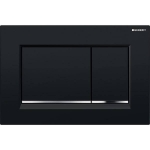 Vandens nuleidimo mygtukas Geberit Sigma20 Square juodas/chromas 