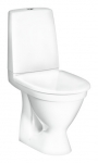 WC pastatomas Gustavsberg Skandic 6410, 2/4L nuleidimas, horizontalus nuotakas su minkštu dangčiu 