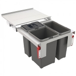 Šiukšliadėžė FRANKE Sorter Garbo 50, kibirėliai: 1 x 8 L, 2 x 12 L 