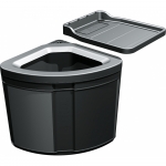 Šiukšliadėžė Franke SORTER PIVOT 27 L, kampinė, tvirtinama prie durelių 