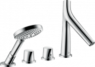 Termostatinis Vonios maišytuvas Hansgrohe iš vonios krašto 4 dalių AxOrganic 