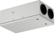 Vėdinimo įrenginys su rotaciniu šilumogrąžiu palubinio pajungimo DOMEKT-R-150-F-F7/M5-C8 dešininis BE PULTO 