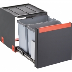 Šiukšliadėžė Cube 40 (2x14L), automatinis atidarymas 