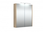 Veidrodinė spintelė Kamė Serena 60cm LED pilka ąžuolas 