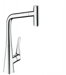Plautuvės maišytuvas Hansgrohe Metris Select 320 su ištraukiama galva 