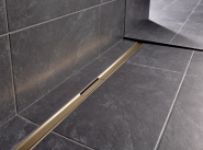 Dušo latako grotelės Geberit CleanLine80, 110 cm, šampaninės spalvos 