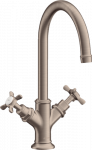 maišytuvas praus brushed nickel montreux 
