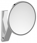 Veidrodėlis kosmetinis iLook 212mm brushed black chrome 