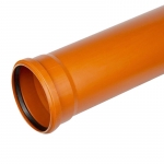 Lauko kanalizacijos vamzdis PVC SN8 110/2000 