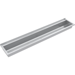 Nerūdijančio plieno praustuvas Planox PL24T 2400x442mm pakabinamas 
