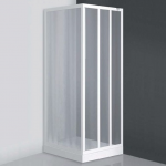 Dušo durys ROTH ld3/95  su baltais profiliais ir skaidraus plastiko užpildu. Slankiojančios dušo durys nišai arba kombinacijai su šonine siena Roth LSB. Instaliavimo dydis (y) 940–1000 