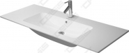 Praustuvas DURAVIT Me By Starck 123x49, su Wonder Gliss danga 