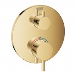 Dekoratyvinė dalis termostatinio dušo maišytuvo Grohe Atrio 2d, aukso spalva 