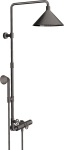 Dušo komplektas su termostatiniu maišytuvu 2 jet Axor Front, spalvotas 