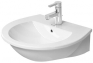 Praustuvas Duravit Darling New 55x48, skylė maišytuvui 
