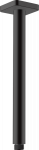 Vamzdis dušo galvai Crometta E 30 cm, juodas matinis 