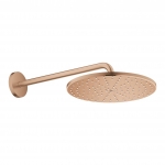 Galva iš sienos Grohe Rainshower Mono 310 su alkūne 422mm 1 srovės 9.5l/min rausvo aukso spalva 