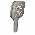 Dušo galvutė Grohe Smartactive Cube 130 9,5l kvadratinė matinė grafito spalva 