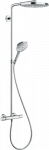 Dušo komplektas Hansgrohe su term.RaindSelS240 2 jet ch/b 