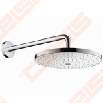 Potinkinė galva su alkūne HANSGROHE Raindance Select S 300 2jet baltas / chromuotas 