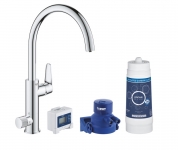 Komplektas maišytuvo plautuvei Blue Pure Baucurve  C su filtru 