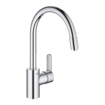 Maišytuvas plautuvei Grohe Eurostyle Cosmo C forma su ištraukiama žarna 