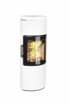 Plieninė krosnelė HWAM 3130m Balta - Autopilot (479x1260x414); 4,5kW 