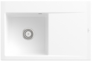 Plautuvė Style 45 dubuo kairėje White Alpine skylė maišytuvui C+ 