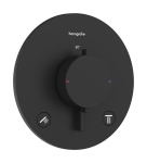 Dalis dekoratyvinė Ecostat Comfort Select S 2 funkcijų, juoda matinė 