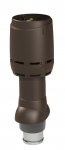 Ventiliacijos kaminėlis 125P-IS-500 VILPE FLOW rudas 