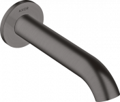 Snapas von. AxUno lenktas brushed black chrome 