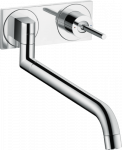 Plautuvės maišytuvas Hansgrohe iš sienos AxUno2 
