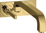 Maišytuvas praustuvui iš sienos AX Citterio 220 mm, spalvotas 