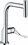 Plautuvės maišytuvas Hansgrohe AX Citterio S 230, ištraukiama žarna 