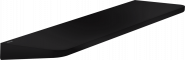 Lentyna AX Universal Circular 400 mm, matt black 